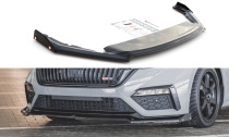 Skoda Octavia RS MK4 2020+ Frontsplitter V.2 + Splitters Maxton Design 